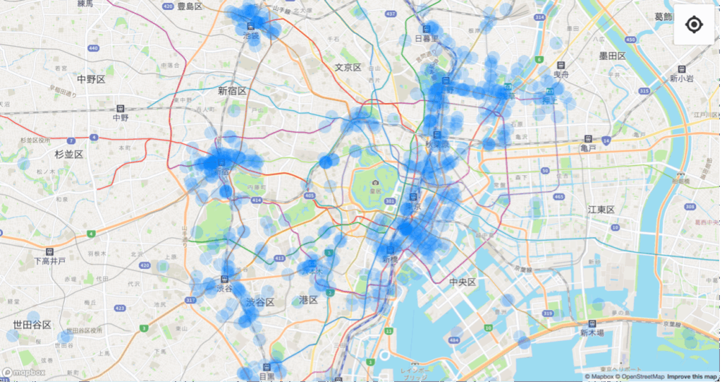 東京都 Free Wi-Fi マップ