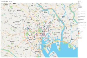 「だれでも東京」マップ